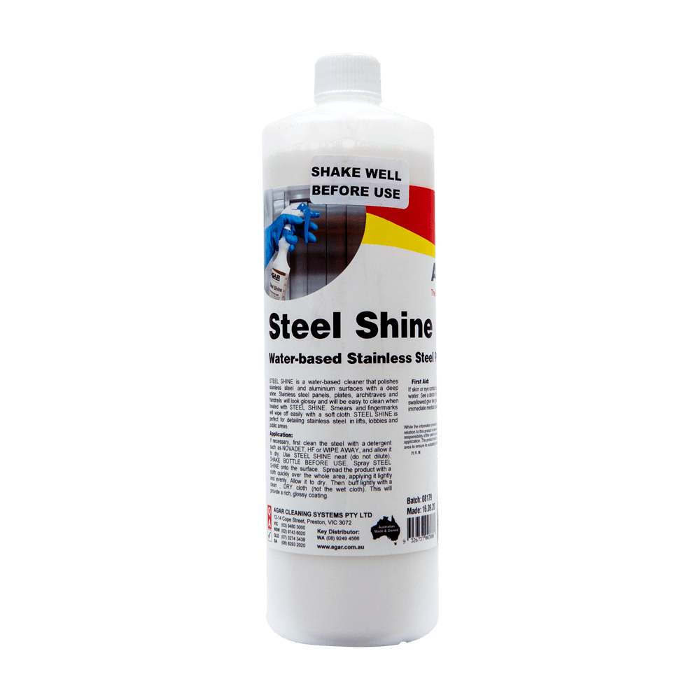 AGAR - STEEL SHINE WATER-BASED STAINLESS STEEL POLISH 1L