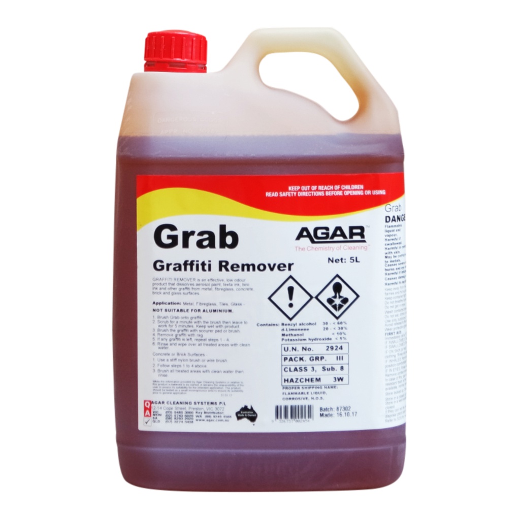 AGAR - GRAB GRAFFITI REMOVER 5L