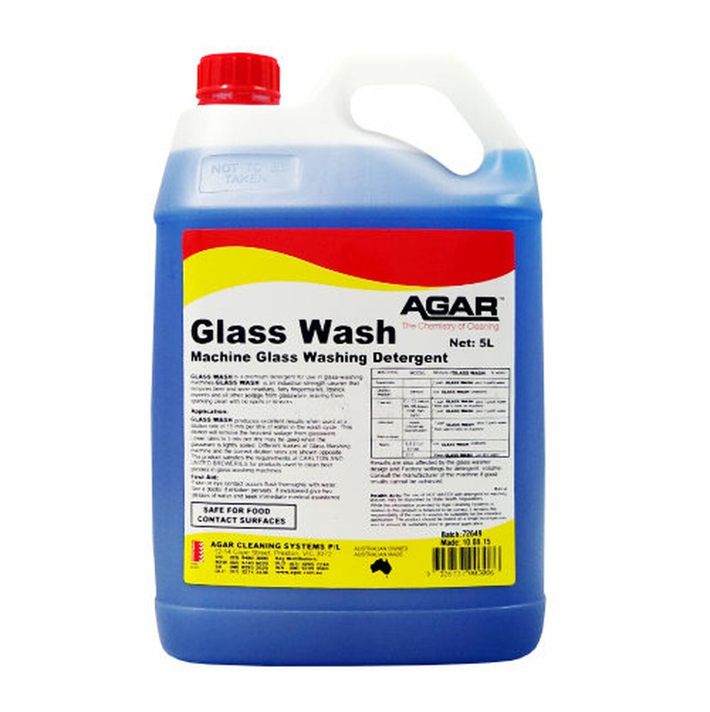 AGAR - GLASS WASH 5L