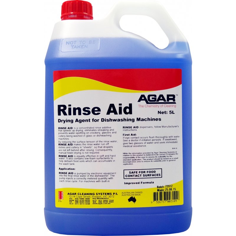 AGAR - RINSE AID 5L