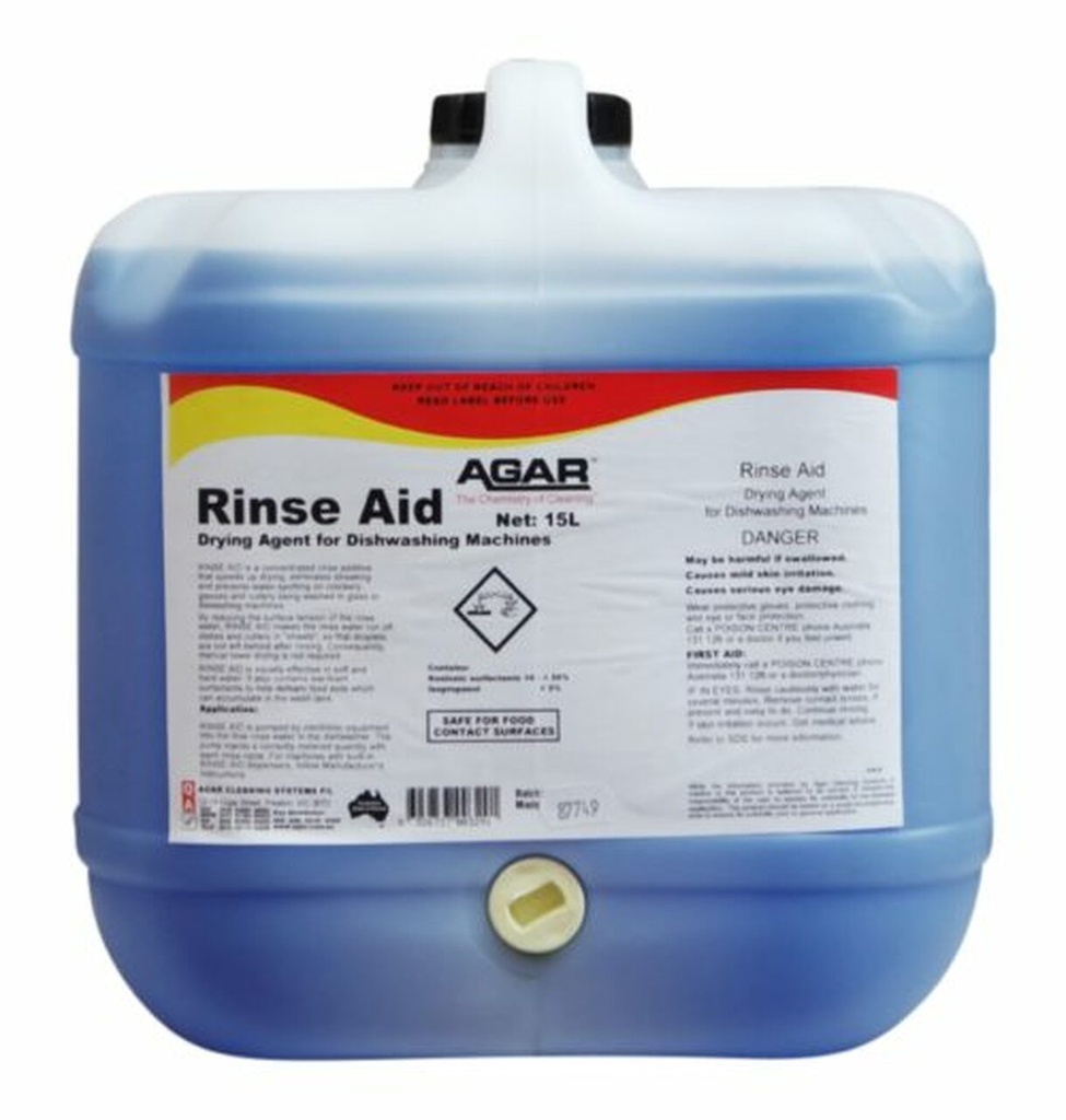 AGAR - RINSE AID 15L