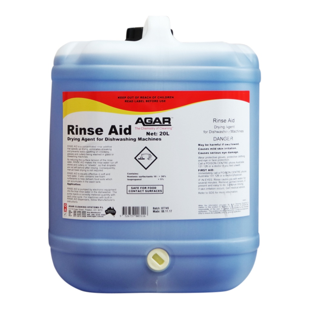 AGAR - RINSE AID 20L