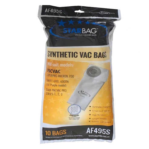 CLEANSTAR - VACBAG 10PK SYNTH PACVAC THRIFT