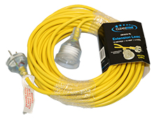 CLEANSTAR - EXTENSION LEAD (18M 10AMP YELLOW)