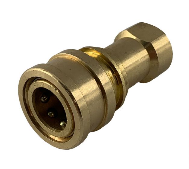 CLEANSTAR - CARPET EXTRACTION CONNECTORS BRASS CONNECTORS  1/4” FEMALE