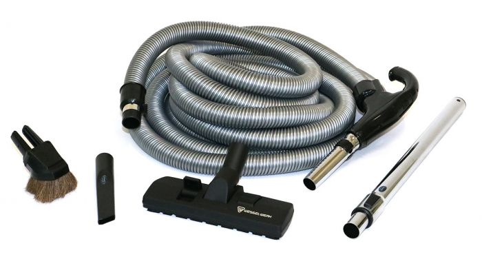 CLEANSTAR - 12 METRE PREMIUM DUCTED VACUUM CLEANER SWITCH HOSE AND ACCESSORIES KIT