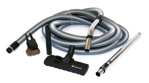 CLEANSTAR - 9 METRE DUCTED VACUUM CLEANER HOSE AND ACCESSORIES KIT