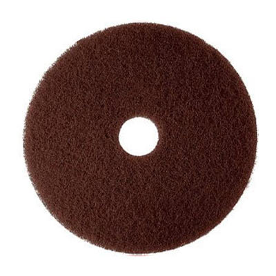 CLEANSTAR - FLOOR PAD 24&quot; BROWN 600MM-5PK