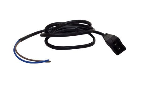 CLEANSTAR - STRAIGHT MALE 2 PIN STRIPPED VACUUM POWERHEAD CORD - 1.35M