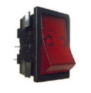 [SWITCHRI] CLEANSTAR – SWITCH -RED ROCKER ILLUM-4POLE