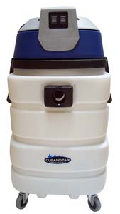 CLEANSTAR-COMMERCIAL VACUUM 90L PLASTIC WET DRY WITH DUMP HOSE