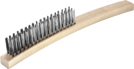 OATES-B-14015 STAINLESS STEEL BRUSH 3 ROW