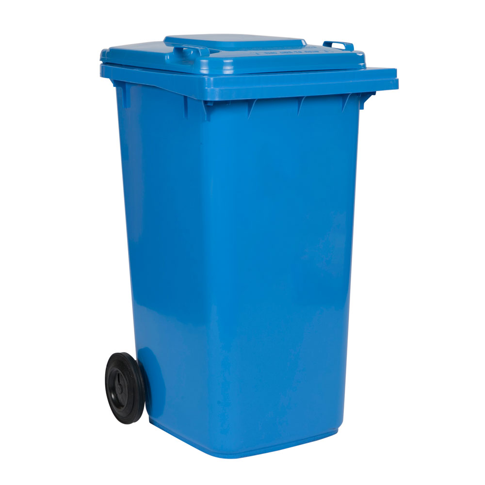 WB-240B WHEELIE BIN 240L BLUE WITH LOCK