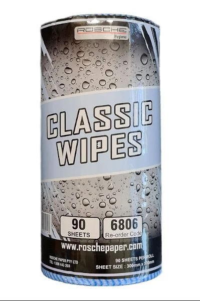 ROSCHE ECONOMY WIPES (BLUE) 90'S