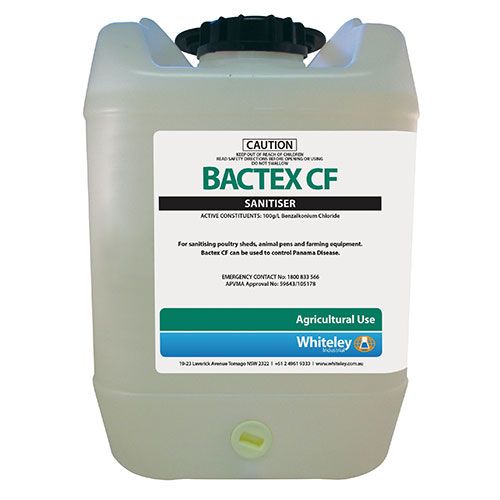 WHITELEY-BACTEX® CF APVMA SANITISER