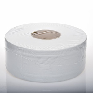 [5000P] STELLA DELUXE 1PLY 500M JUMBO TOILET ROLL - POLYBAG - 8 ROLLS