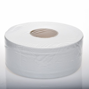 [2715] STELLA CLASSIC 1PLY 500M RECYCLED JUMBO TOILET ROLL - 8 ROLLS