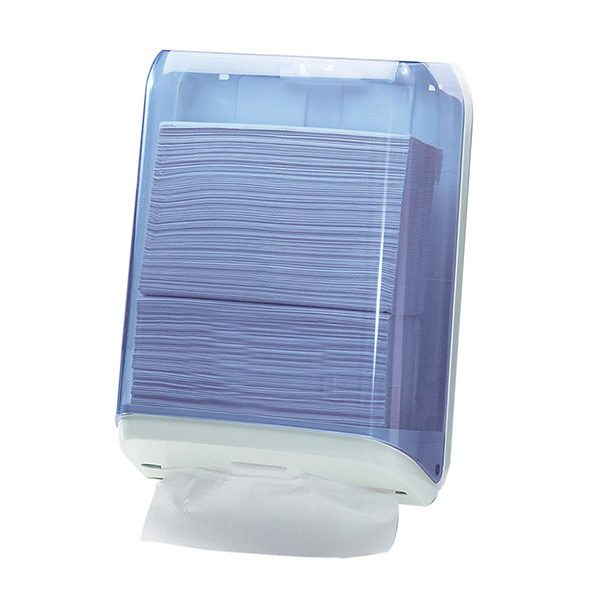 TRANSPARENT MIDI FOLD HAND TOWEL DISPENSER