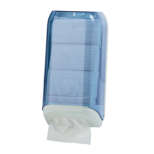 TRANSPARENT INTERLEAF TOILET TISSUE DISPENSER