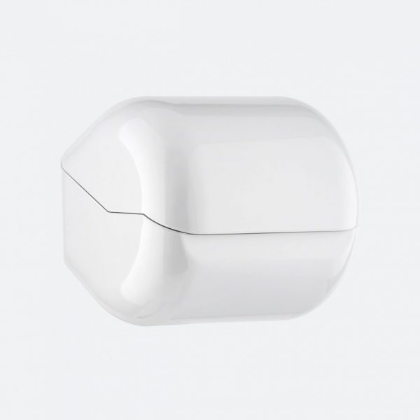 WHITE STANDARD TOILET TISSUE SINGLE ROLL DISPENSER