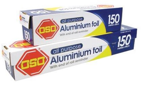 44CM OSO ALL PURPOSE ALUMINIUM FOIL X 150M