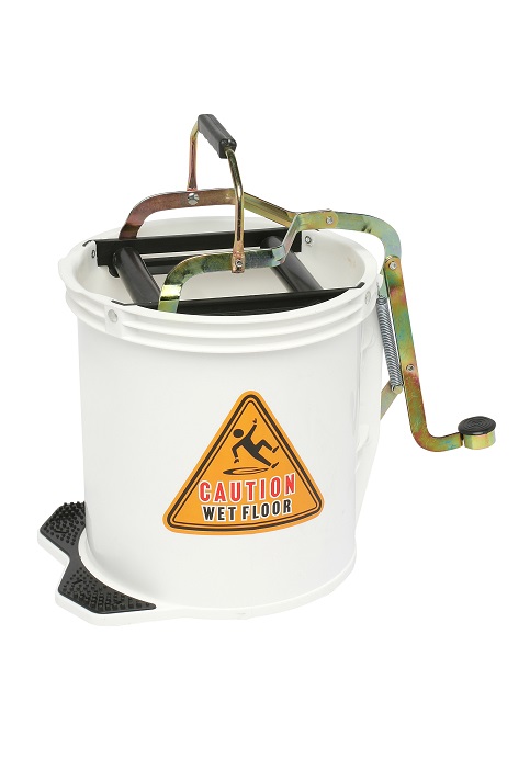 EDCO 15 LITRE METAL WRINGER MOP BUCKET