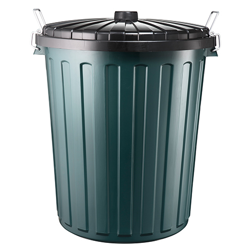 EDCO PLASTIC GARBAGE BIN WITH LID 55L