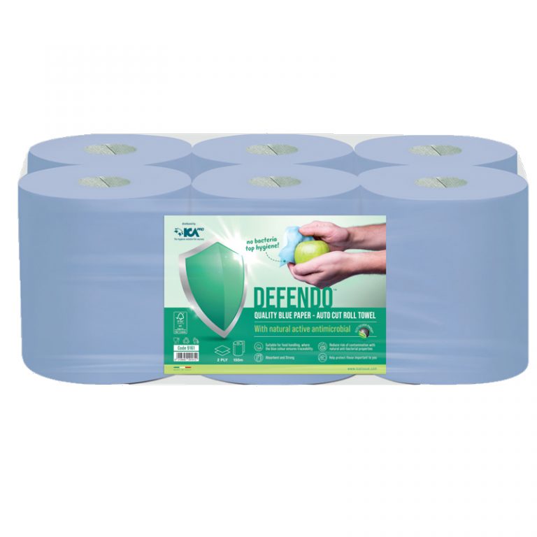 STELLA DEFENDO 2PLY 150M BLUE AUTOCUT ROLL TOWEL - 6 ROLLS