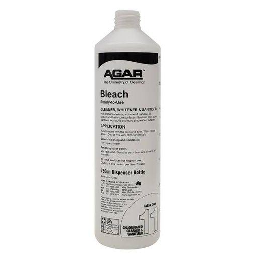 AGAR BLEACH 750ML SQUEEZE BOTTLE