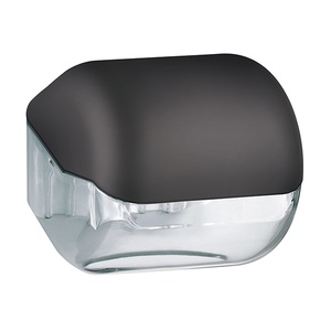 [D619BL] STANDARD TOILET TISSUE SINGLE ROLL DISPENSER (BLACK)