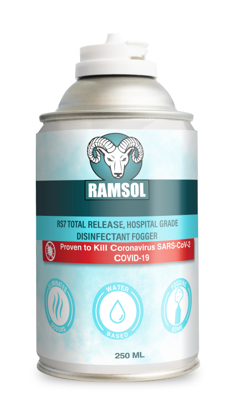 RAMSOL RS7 HOSPITAL GRADE DISINFECTANT SPRAY 150ML (FOGGER)