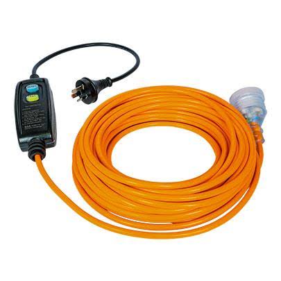 PACVAC EXTENSION LEAD 18M 3C WITH RCD