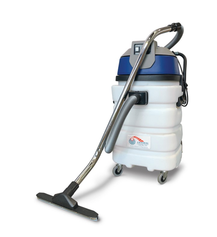 VACUUM CLEANER 90LT WET &amp; DRY C/WITH FLOOR TOOLS, HOSE &amp; CHROME TUBES