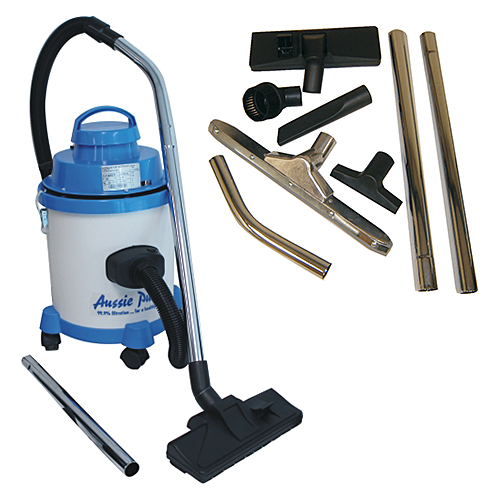 AUSSIE PUMPS 10L WET-DRY COMMERCIAL VAC WITH 32MM ACCESSORIES