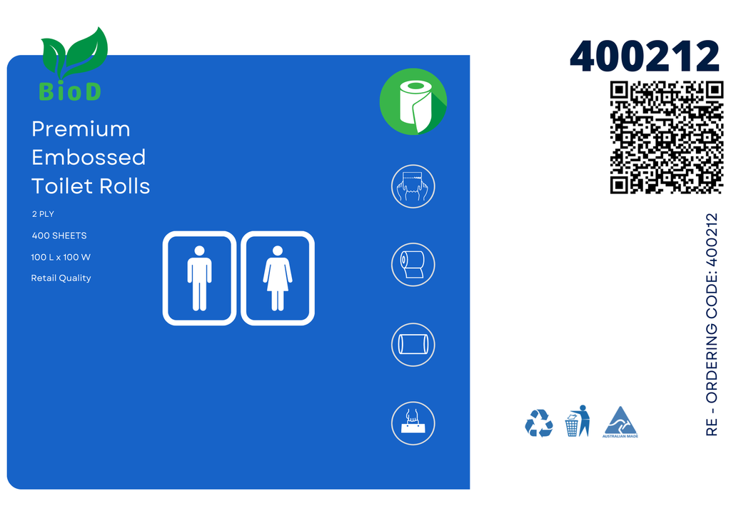STELLA DELUXE 2PLY 400SHT TOILET TISSUE