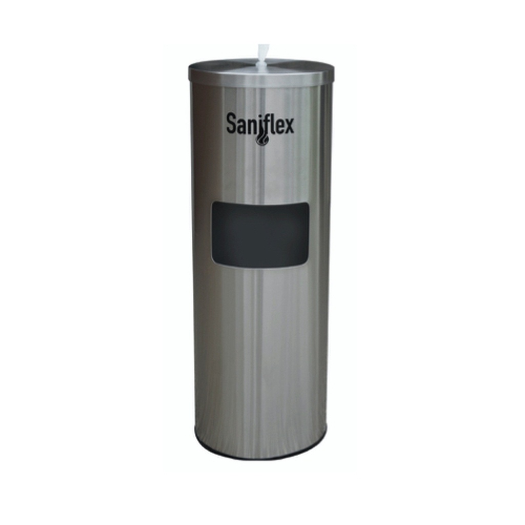 SANIFLEX - STAINLESS STEEL DISPENSER WITOUT DOOR