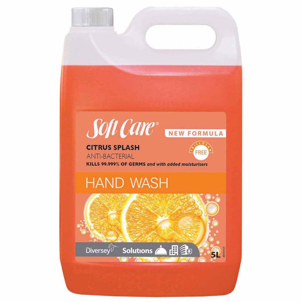 SOFT CARE CITRUS SPLASH ANTI-BAC HAND WASH 5L