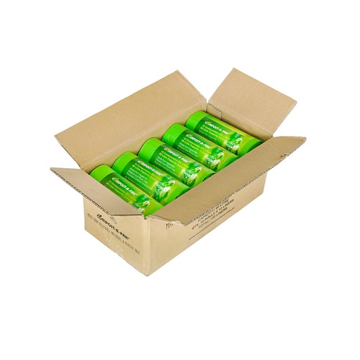 60 LITRES – COMPOSTABLE CARTON OF 100 LINERS