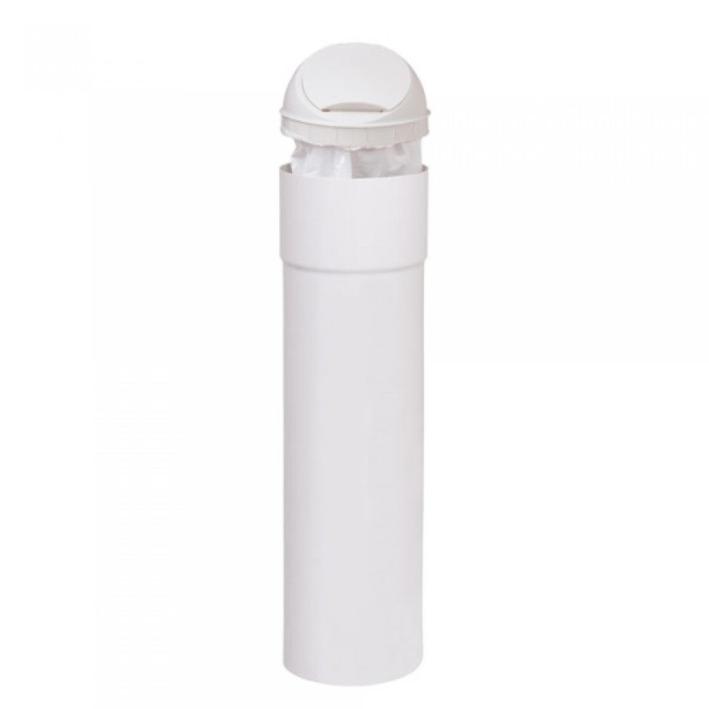 26L LARGE TERRACYCLIC SANITARY WHITE PLASTIC BIN BASE