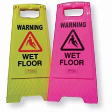 CONTRACTOR WET FLOOR SIGN