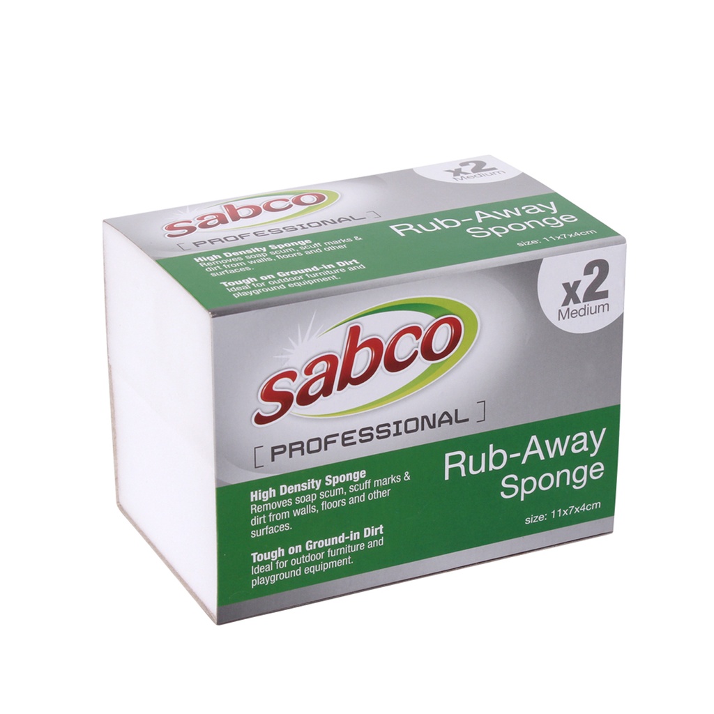 SABCO - RUB AWAY SPONGE LARGE 2PK