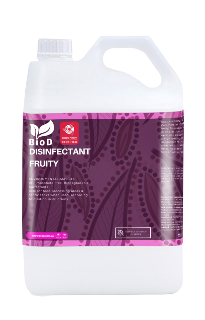 BIOD-DISINFECTANT FRUITY-5L