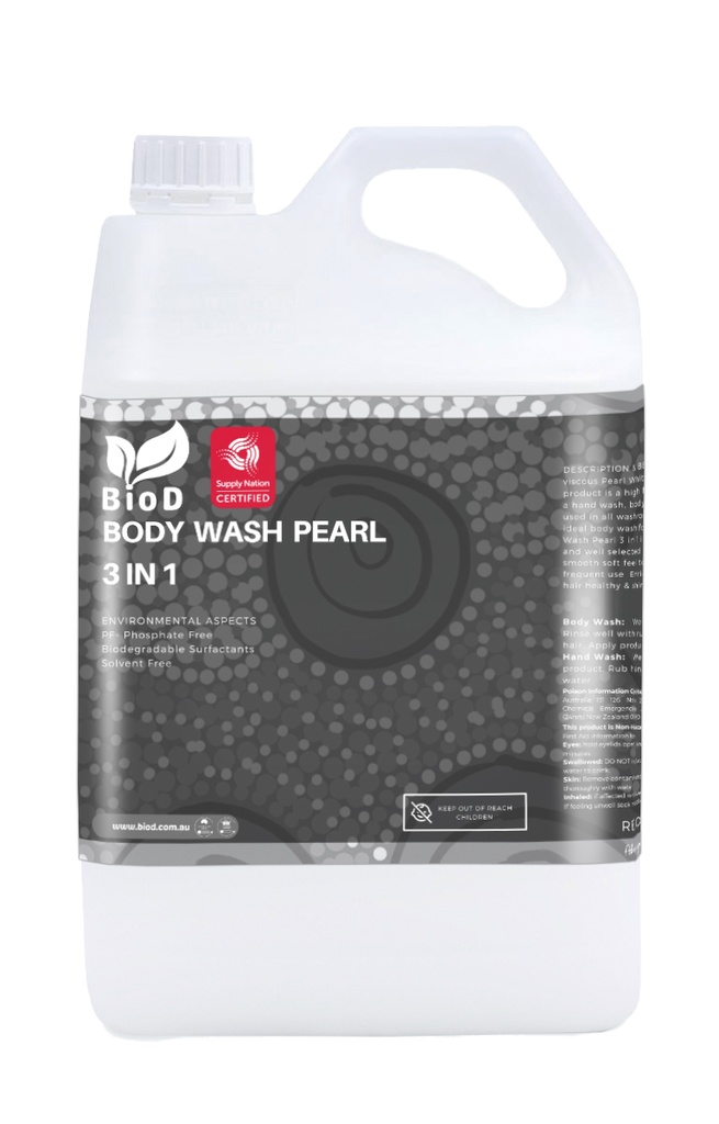 BIOD-BODY  WASH  PEARL  3 IN 1-5L