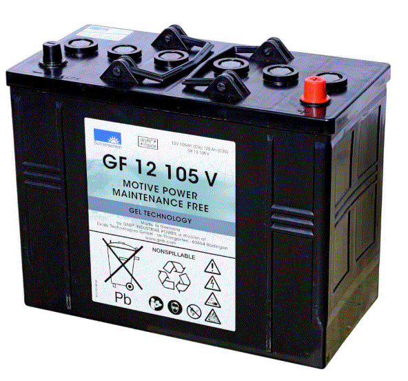 NILFISK-SONNENSCHEIN GF 12 105 V GEL BATTERY 12V 105AH