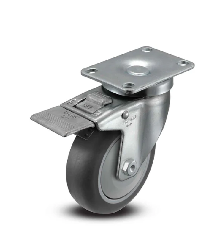 POLIVAC - CASTOR WHEEL TO SUIT TERMINATOR WITH LOCK.