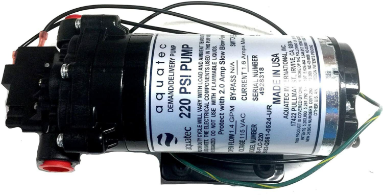 POLIVAC - TERMINATOR PUMP 220PSI AQUATECH PUMP 240V, SUITS MOST SMALL PORTABLE STEAM CLEANERS