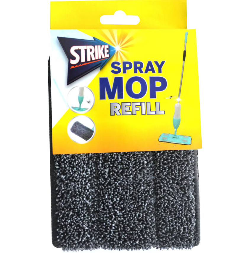 STRIKE SPRAY MOP REFILL 2PK 