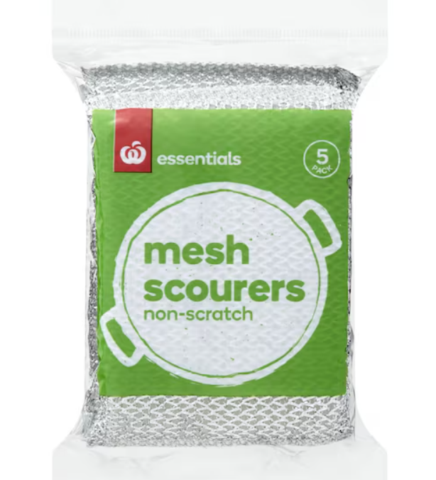 ESSENTIALS NON-SCRATCH SPONGE SCOURER 5 PACK