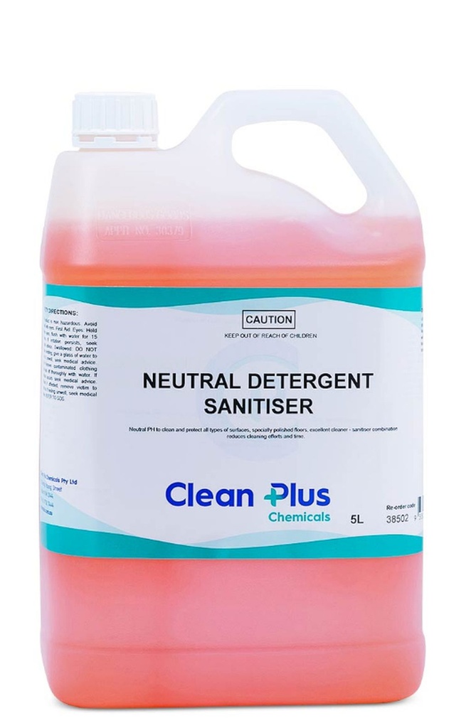 CHEMWORKS-NEUTRAL DETERGENT SANITISER 5L