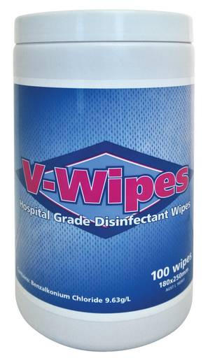 [210561] WHITELEY V-WIPES 100 WIPES CANISTER